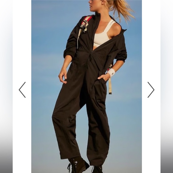 Free People Movement Black Jumpsuit Size LARGE - Picture 12 of 12